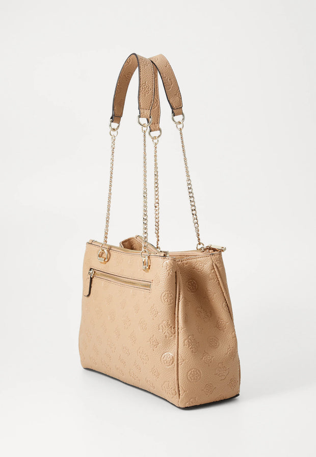 Guess Cresidia Status Shoulder Bag - Beige