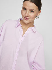 Aspyn 3/4 Sleeved shirt - Light Pink