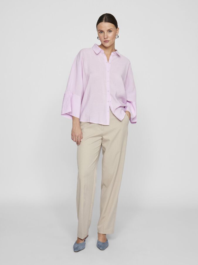 Aspyn 3/4 Sleeved shirt - Light Pink