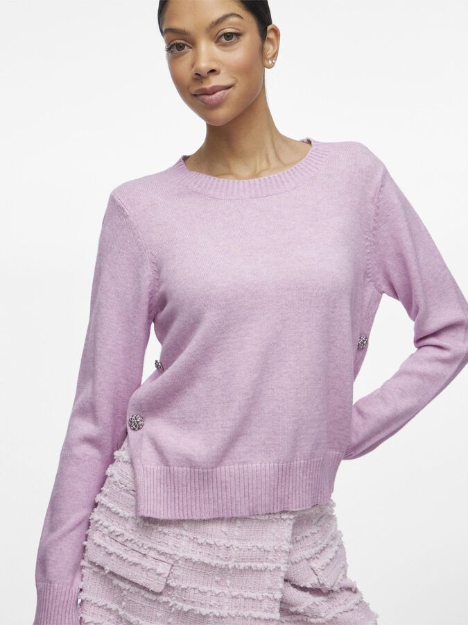 Ril Round Neck Knitted Pullover