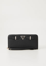 Guess Large Zip Around Wallet - black