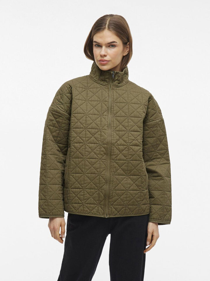 Quilted Jacket - Olive