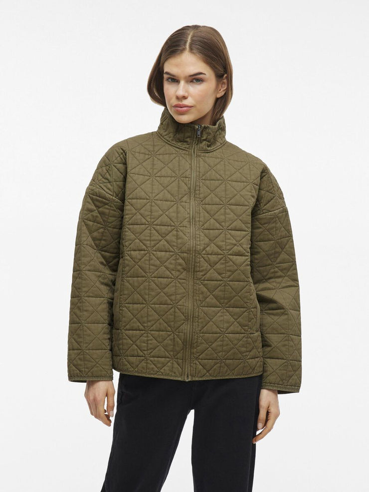 Quilted Jacket - Olive