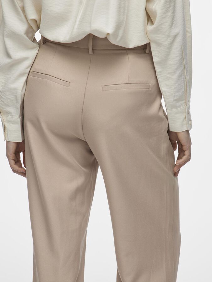 Aya Wide Leg Trouser - Tan