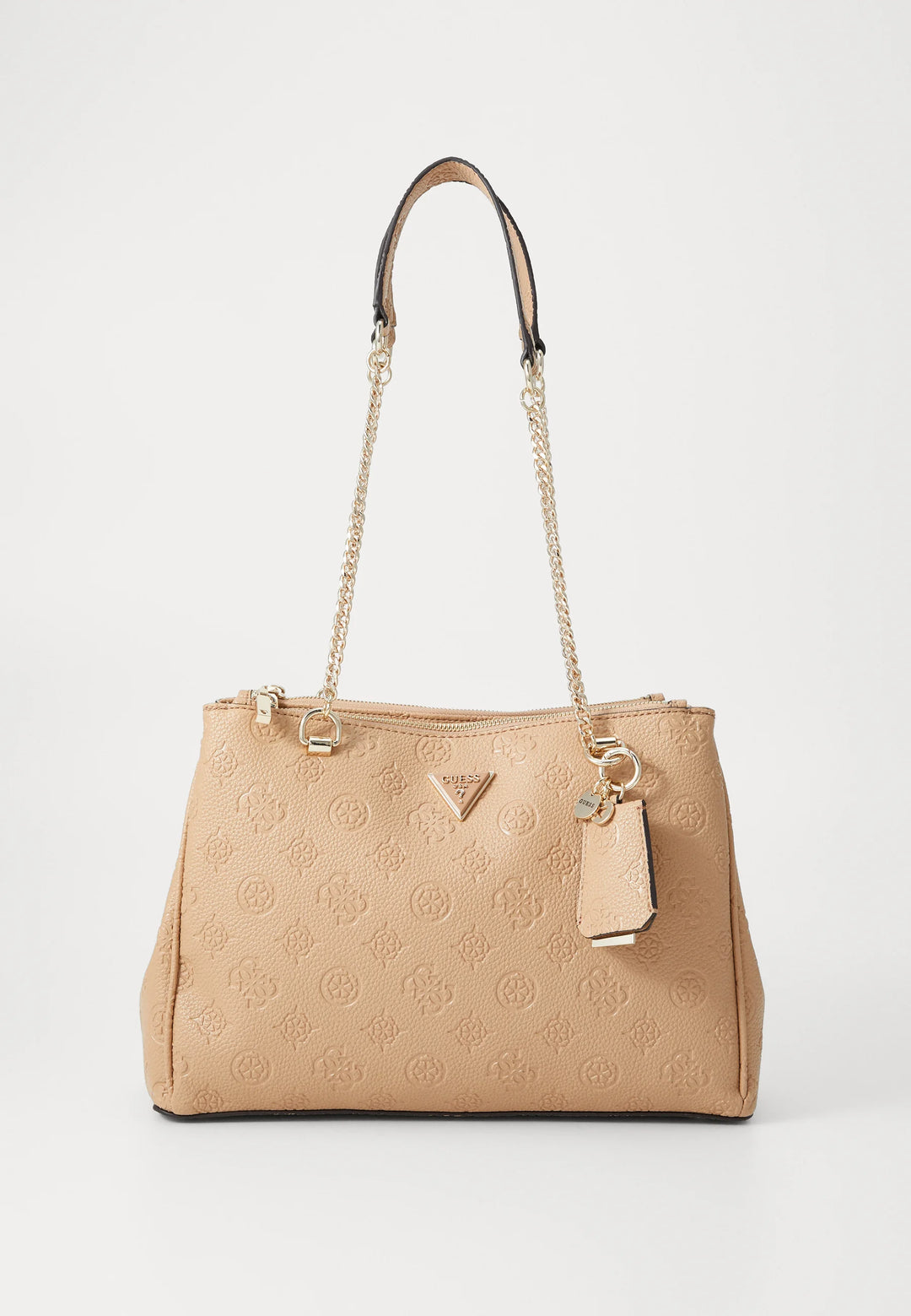 Guess Cresidia Status Shoulder Bag - Beige