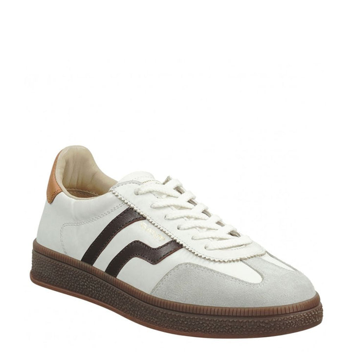 Gant Cuzima Leather Sneakers - White/Burgundy