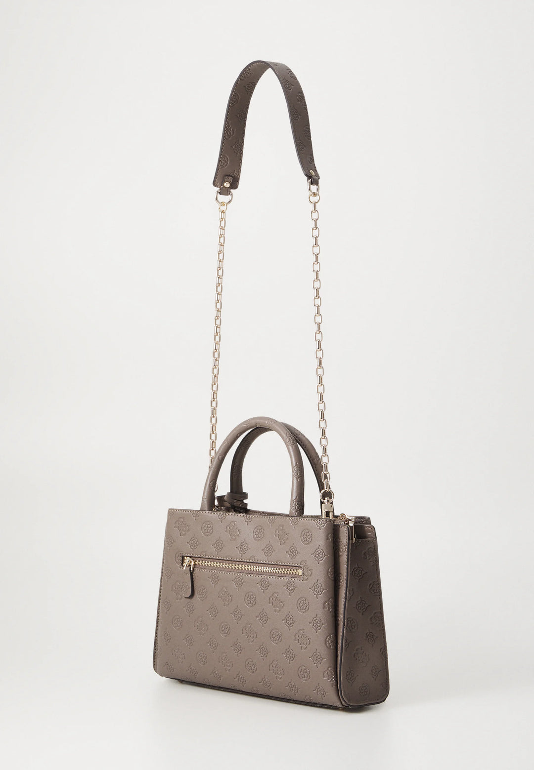 Guess Gerty Girlfriend Satchel - Dark Taupe