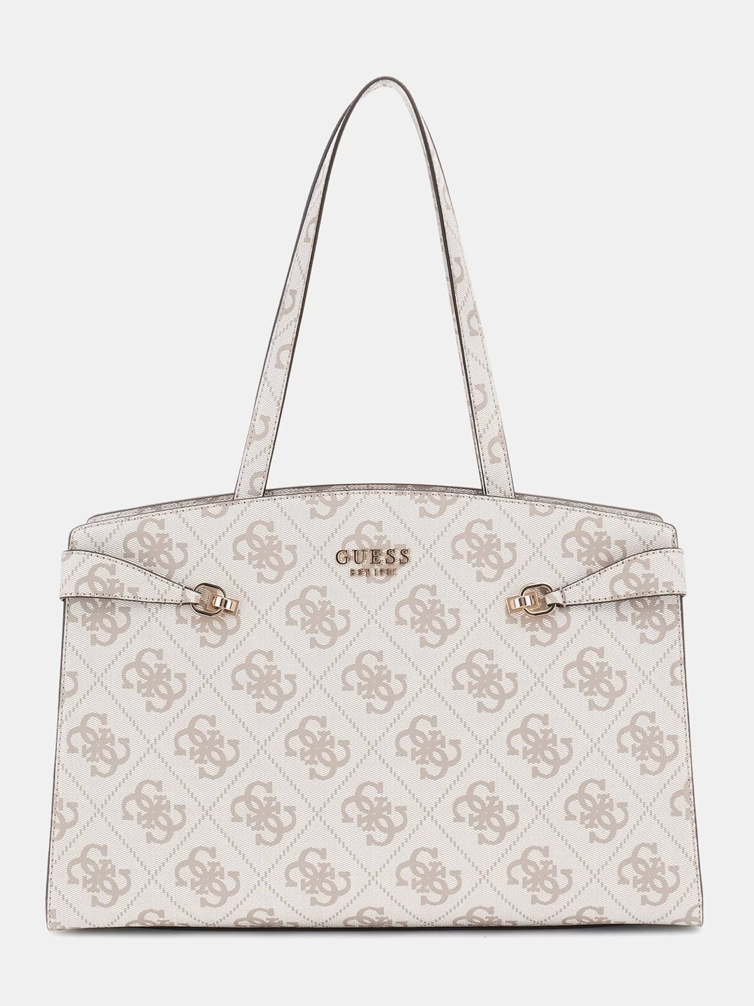 Guess Lorelei Travel Tote - Dark Taupe Logo