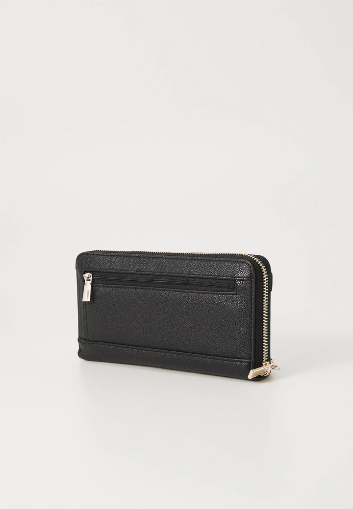 Guess Large Zip Around Wallet - black