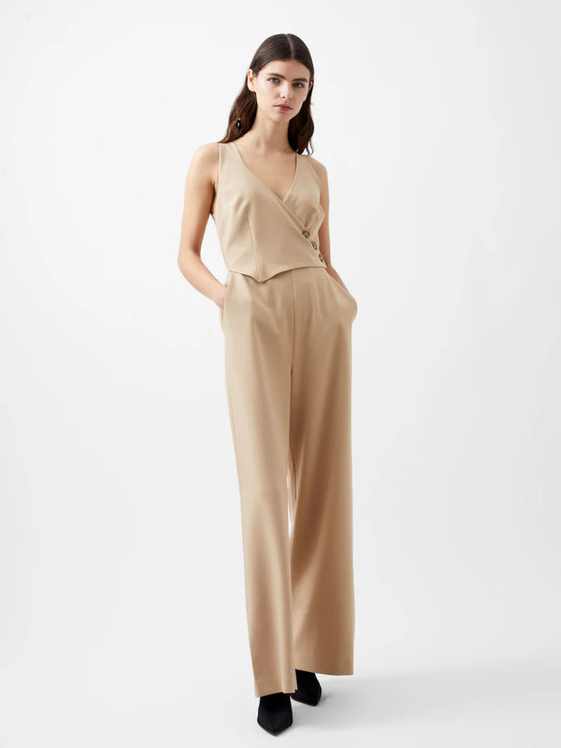 French Connection Azra Twill Jumpsuit - Incense