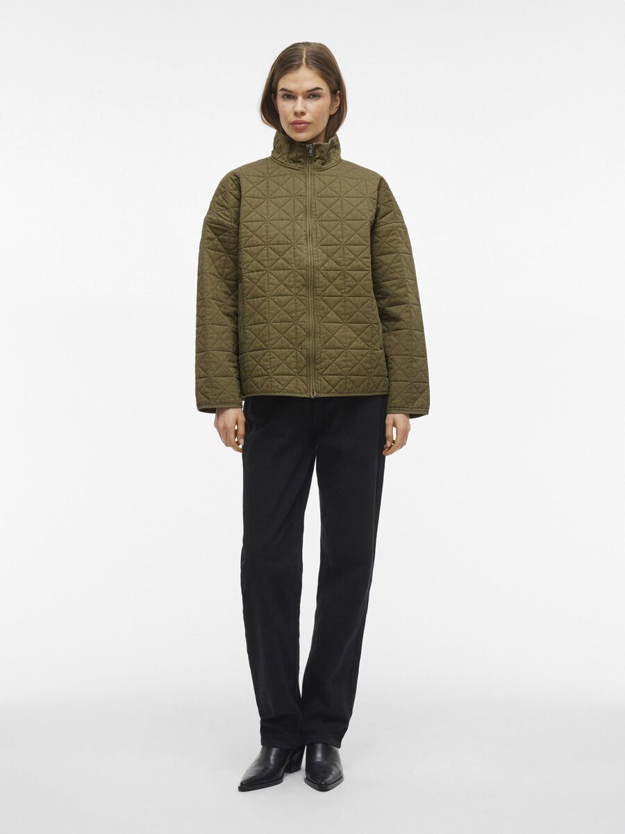 Quilted Jacket - Olive