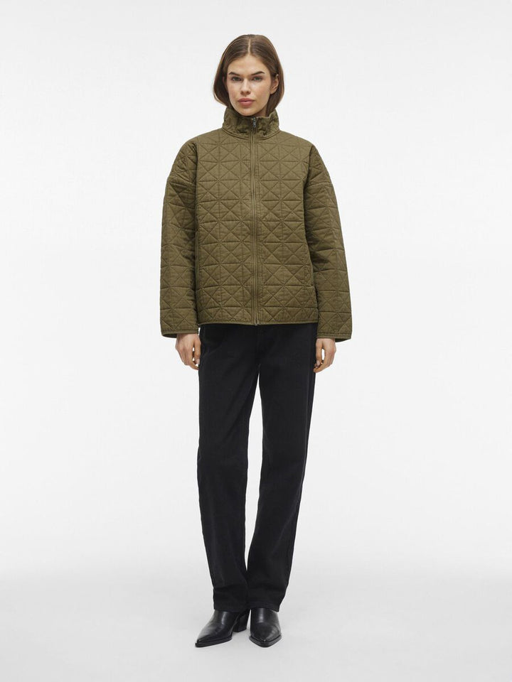 Quilted Jacket - Olive