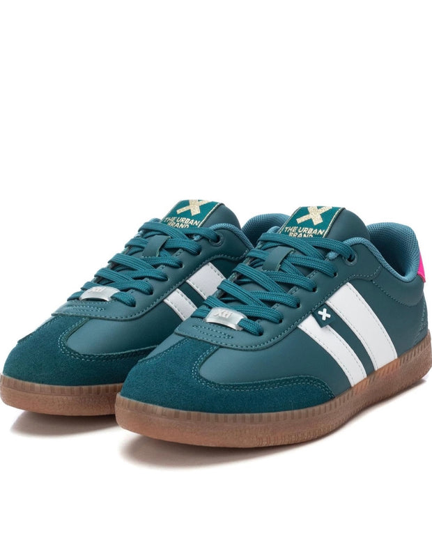 Colourblock Sneaker - Teal/Fuchsia