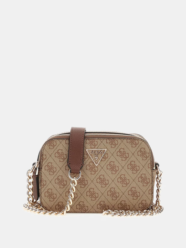 Guess Noelle Camera Crossbody - Beige Logo