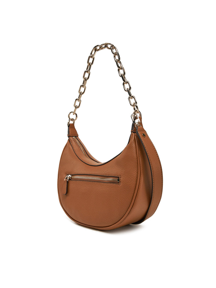 Guess Circle Hobo Shoulder Bag - Cognac