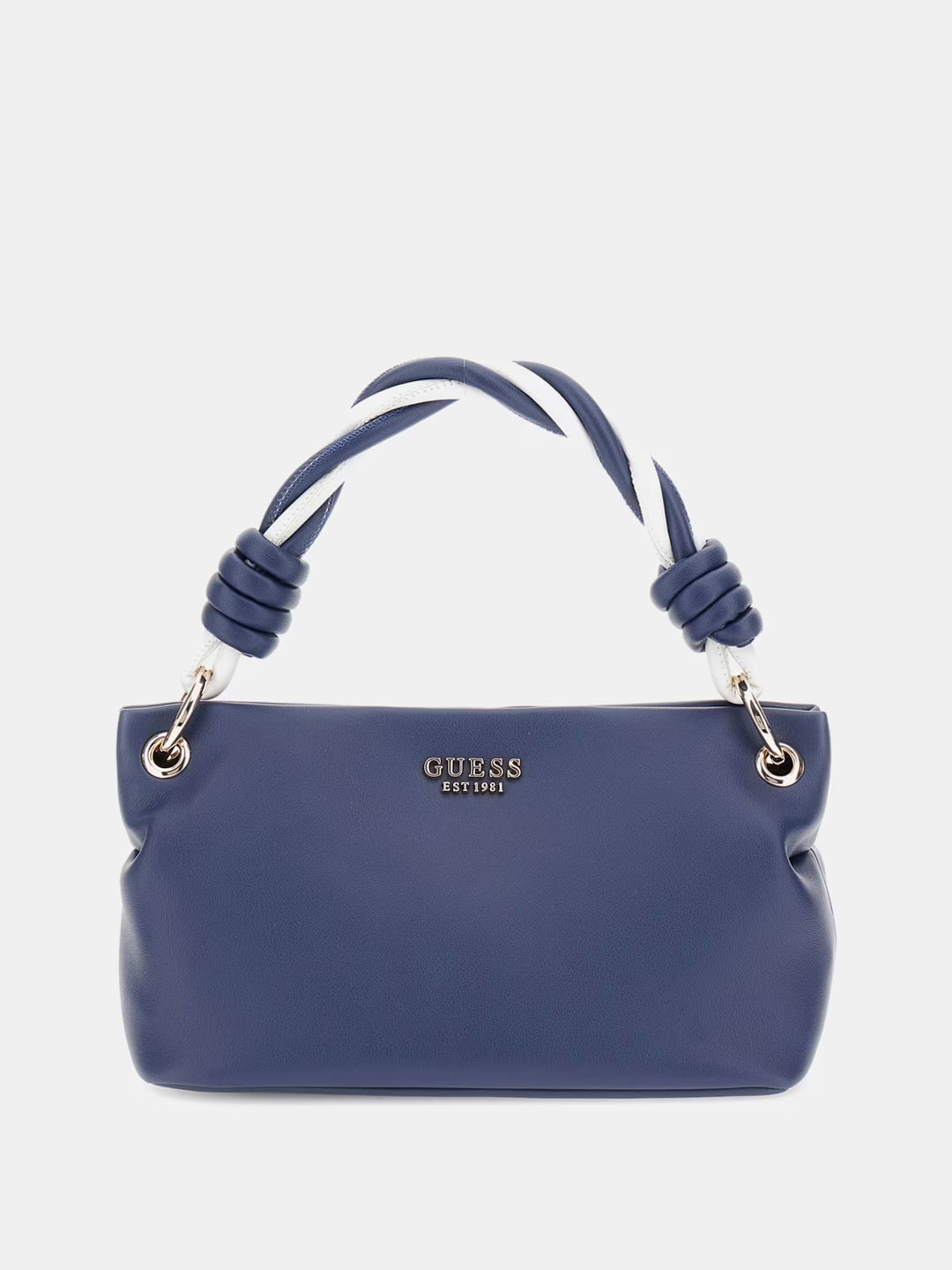 Guess Cruise Vibe Mini Top Handle Handbag - Navy/White