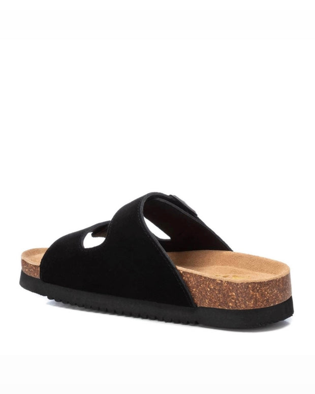 Porter Double Strap Sandal - Black