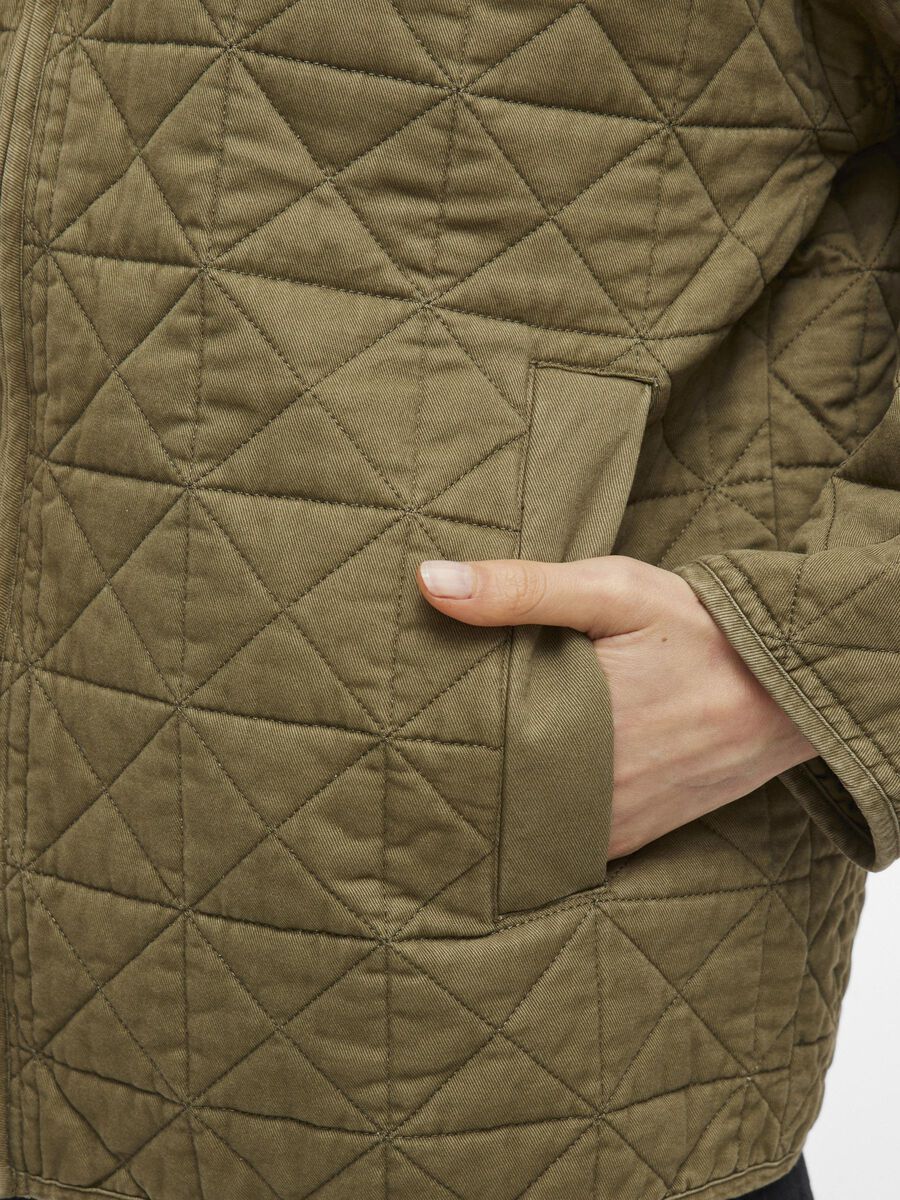 Quilted Jacket - Olive