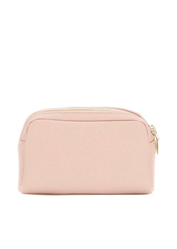 Guess Double Zip Beauty Bag - Candy Pink