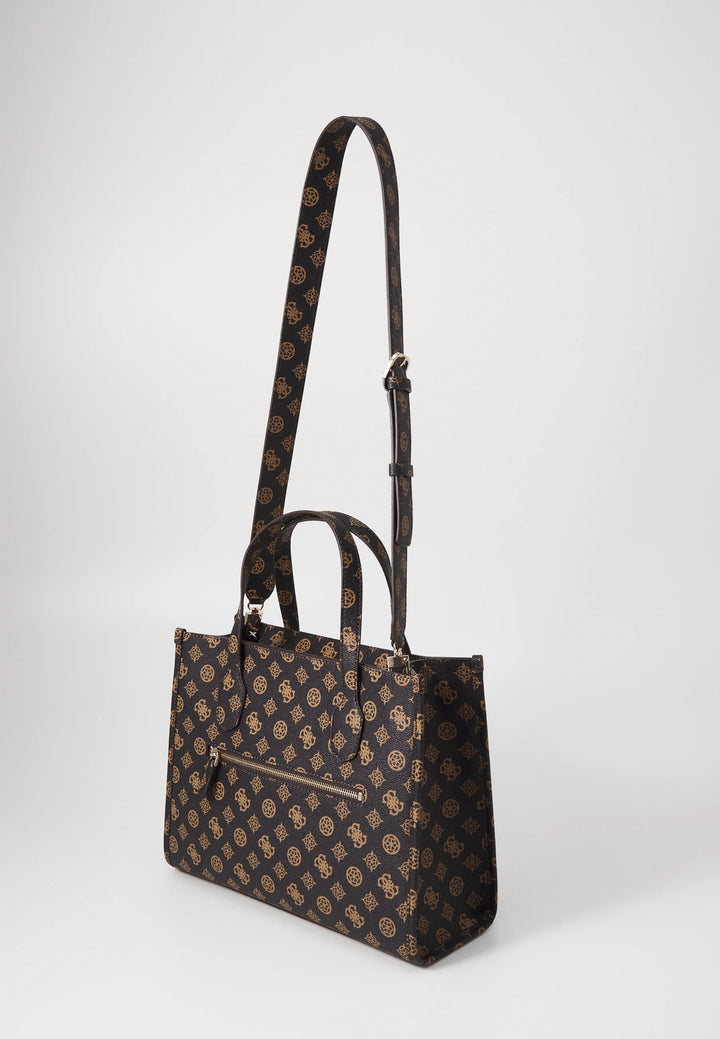 Guess Silvana Tote - Mocha Logo