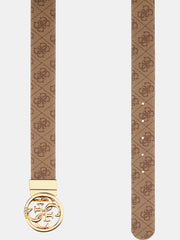 Guess Nolana 4G Logo Reversible Belt - Latte Logo