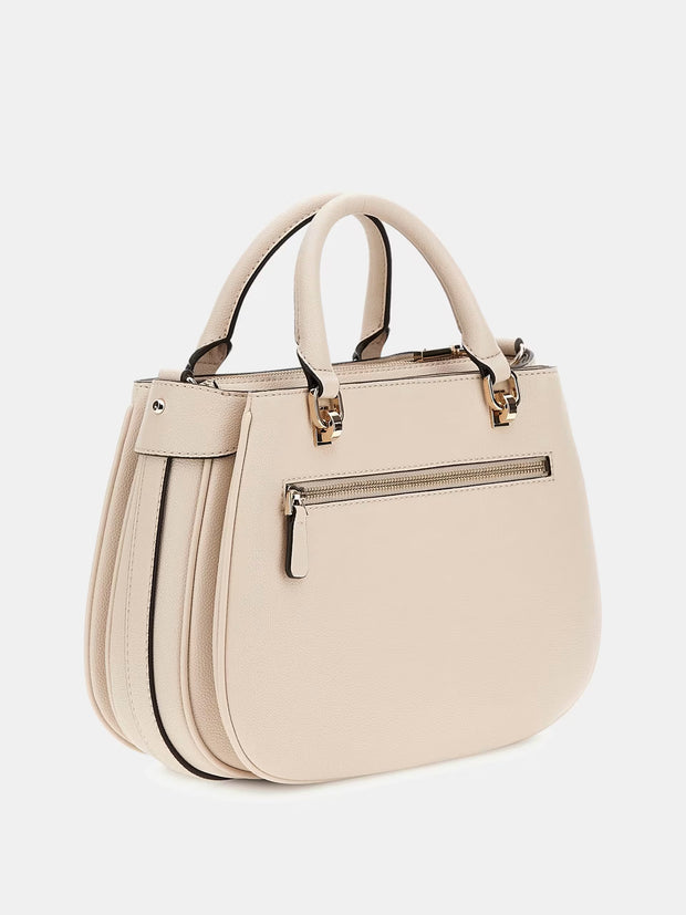 Guess Fedora Shoulder Satchel - Bone