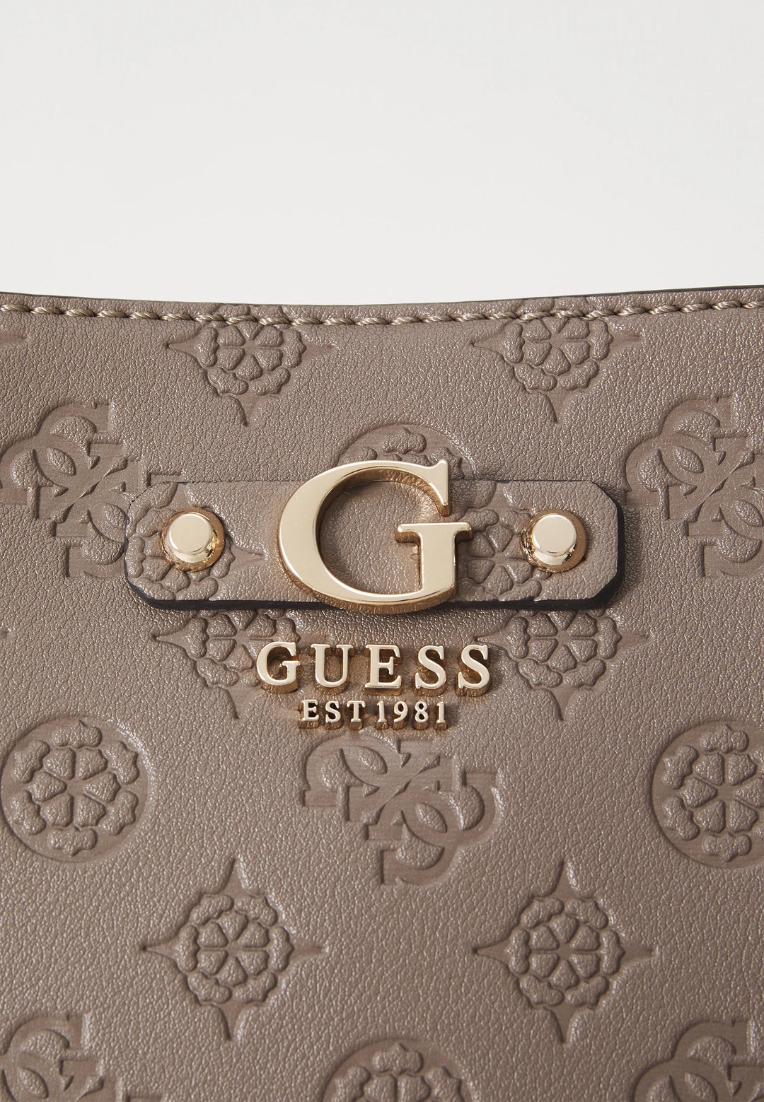 Guess Gerty Girlfriend Satchel - Dark Taupe