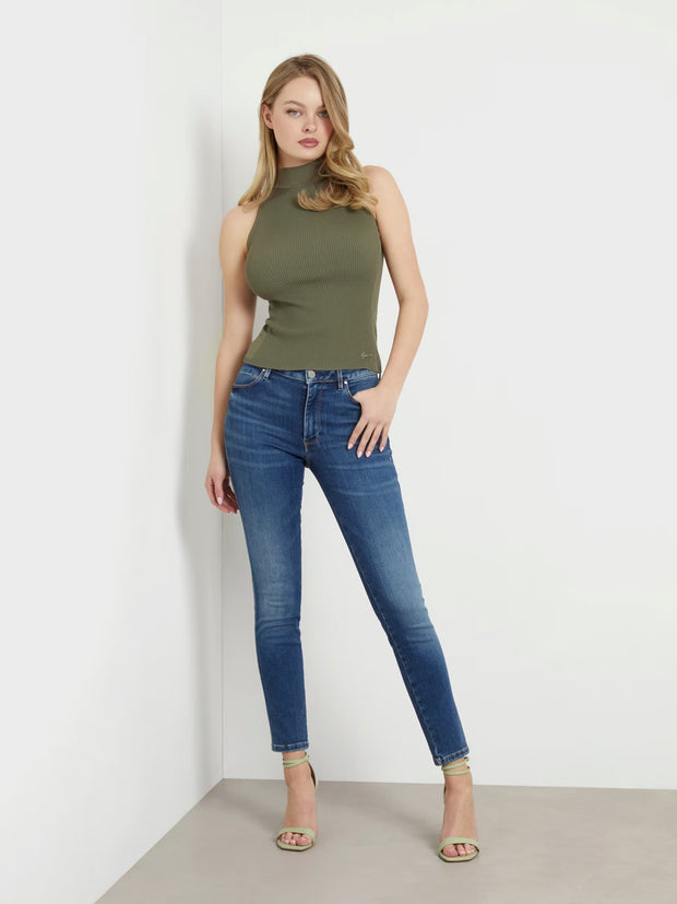 Guess Curve Power Jean - Mid Wash