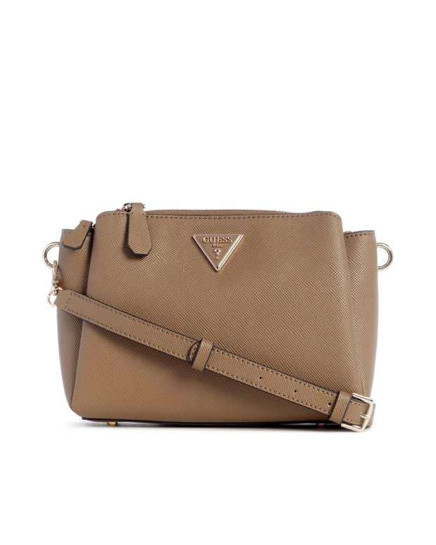 Guess Noelle Triple Compartment Bag - Beige