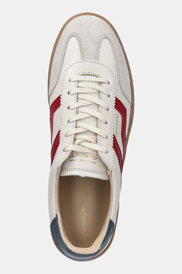 Gant Cuzima Leather Sneakers - White/Blue/Red