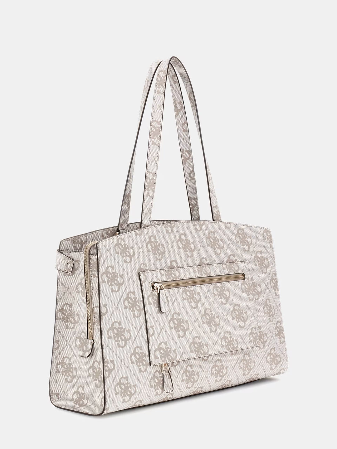 Guess Lorelei Travel Tote - Dark Taupe Logo