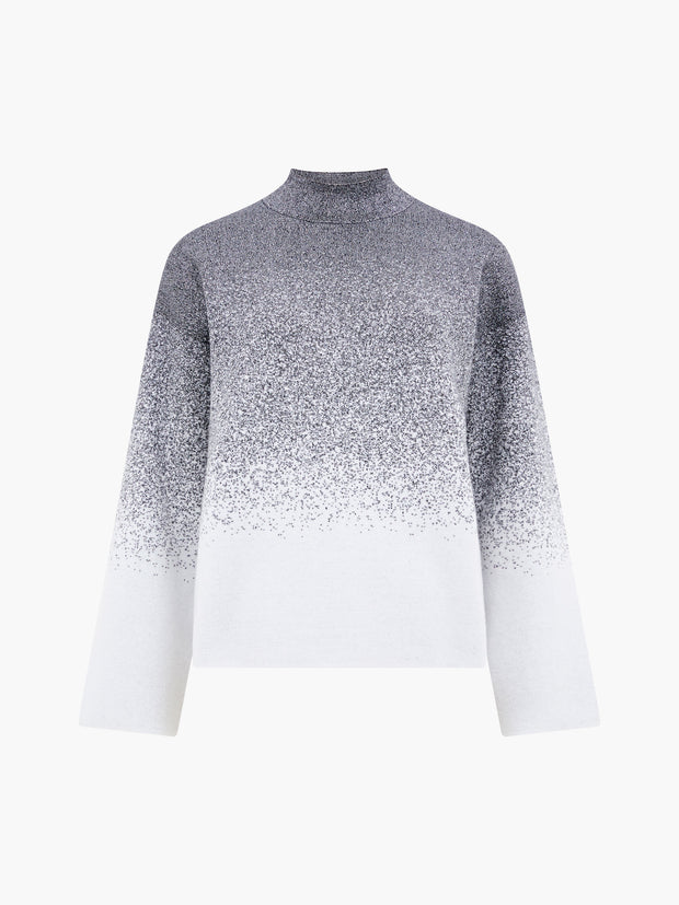 French Connection Kday Gradient Jumper - Black/White