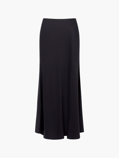 French Connetion Ennis Satin Skirt - Black