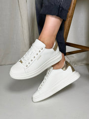 Guess Vibo Sneaker - White/Gold