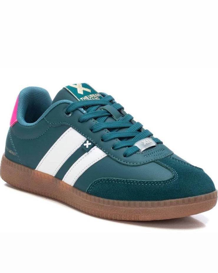 Colourblock Sneaker - Teal/Fuchsia