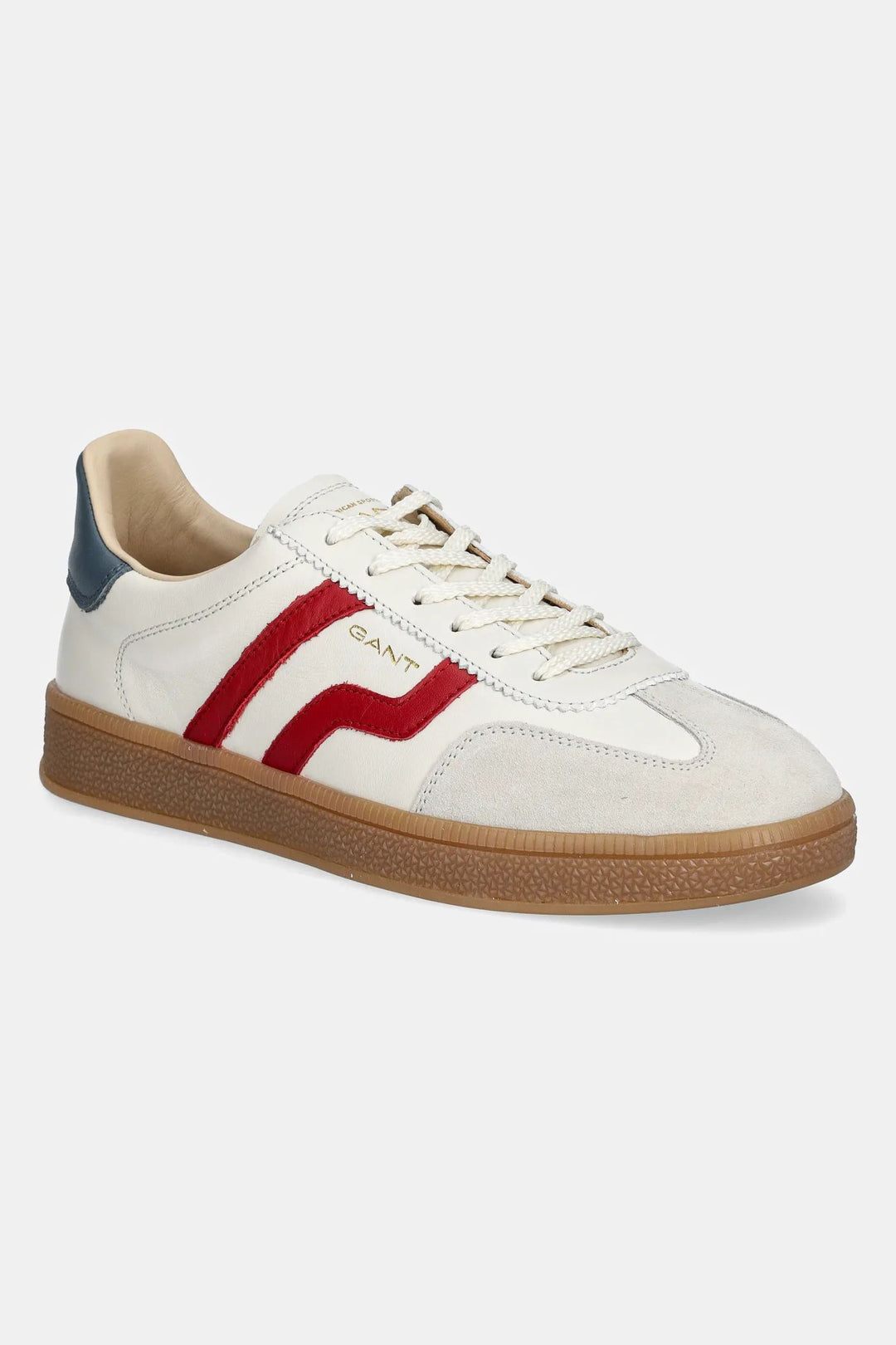 Gant Cuzima Leather Sneakers - White/Blue/Red