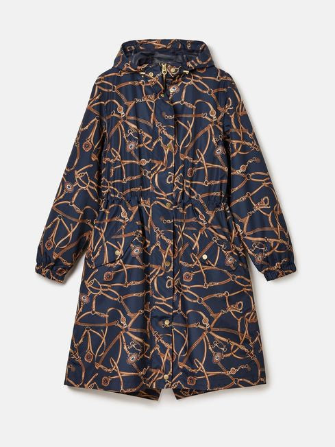 Joules raincoat navy hotsell