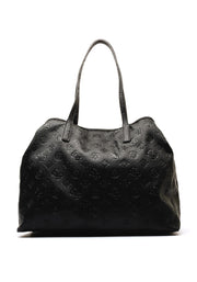 Guess Vikky 2 in 1 Large Tote - Embossed Black