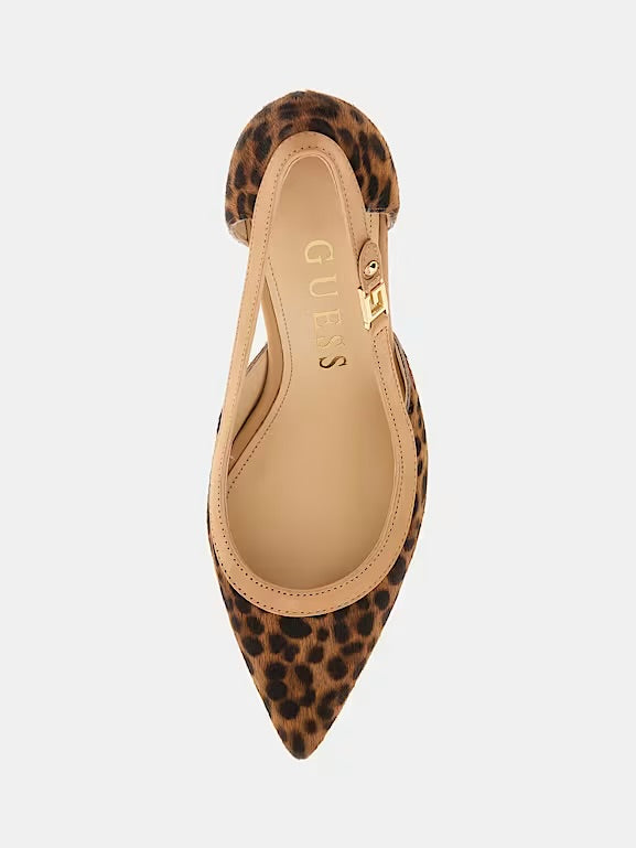 Guess Ricky Court Heel - Leopard