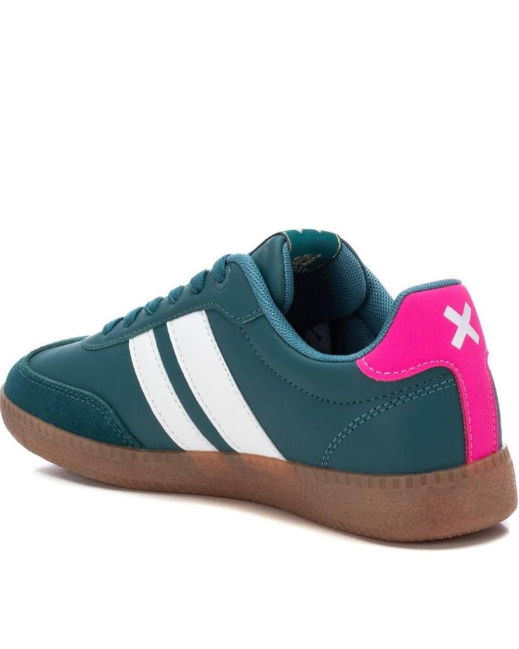 Colourblock Sneaker - Teal/Fuchsia