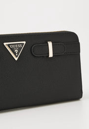 Guess Large Zip Around Wallet - black