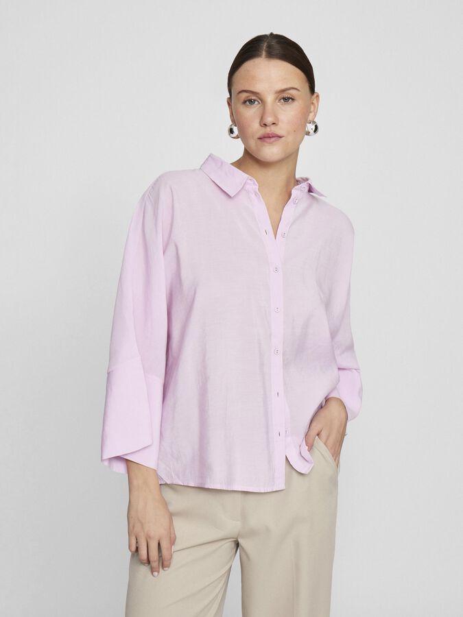 Aspyn 3/4 Sleeved shirt - Light Pink