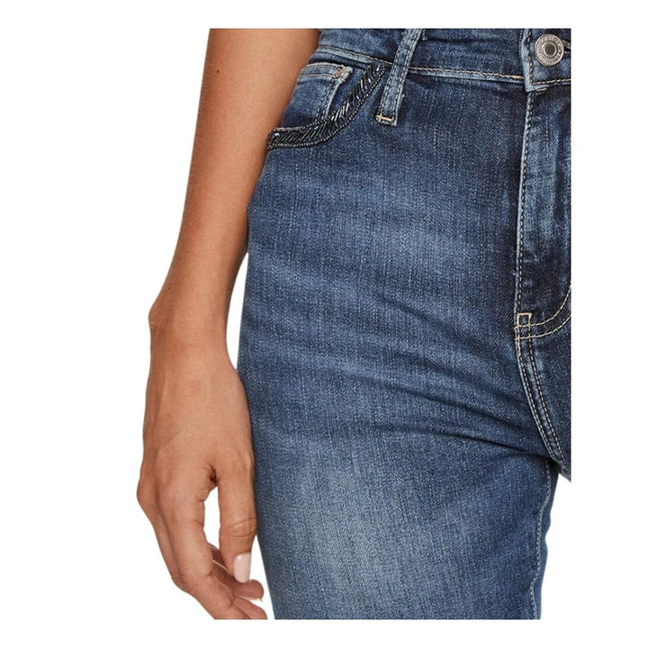 Guess High Waist Bootcut Jeans - Dark Denim Wash