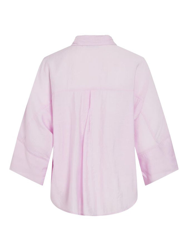 Aspyn 3/4 Sleeved shirt - Light Pink