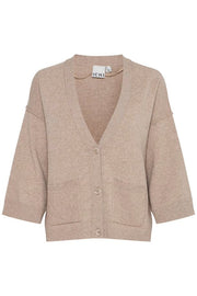 Ballia Soft Knit Cardigan - String Melange