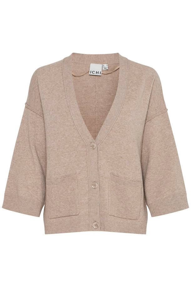 Ballia Soft Knit Cardigan - String Melange