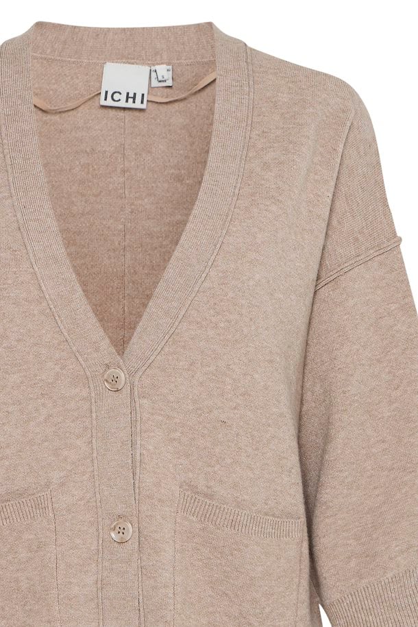 Ballia Soft Knit Cardigan - String Melange