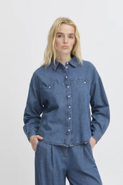 Archer Denim Shirt - Blue