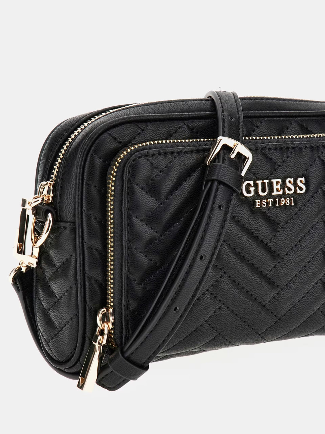 Guess Anning Camera Crossbody - Black