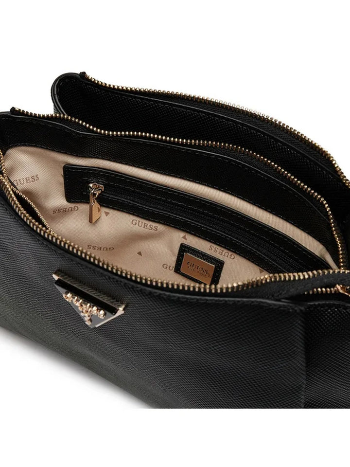 Guess Noelle Triple Compartment Crossbody - Black